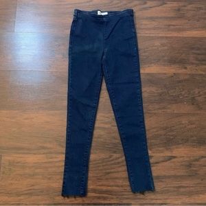 Free People dark wash denim jeggings size 26